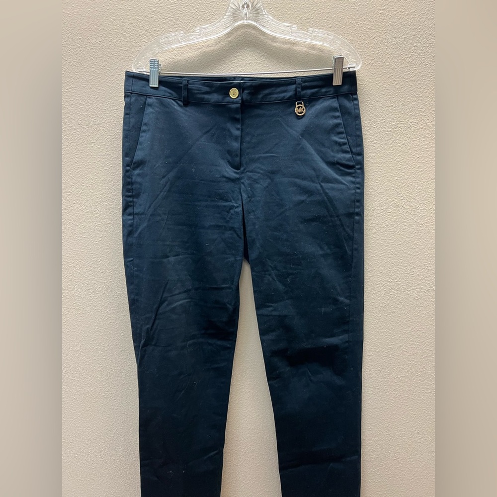 Michael Kors - Size 10 - Excellent Condition - Navy with Gold Logo Accent